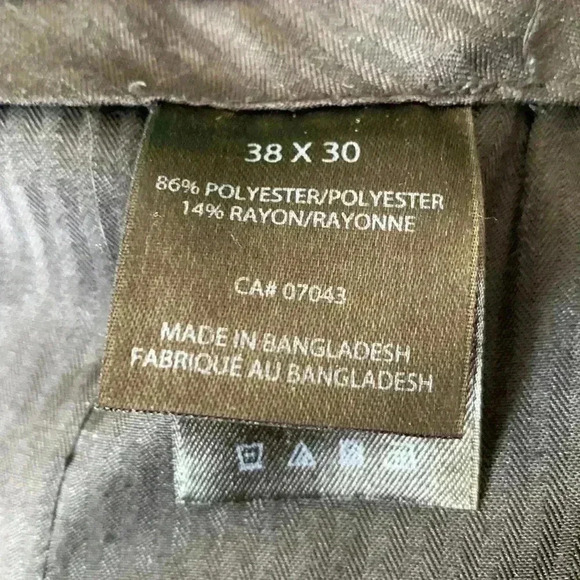 Kenneth Cole Reaction Lightweight Charcoal Grey Dress Pants - Picture 5 of 7